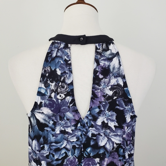 ASTR Floral Print Cutout Tank XS - Picture 8 of 9